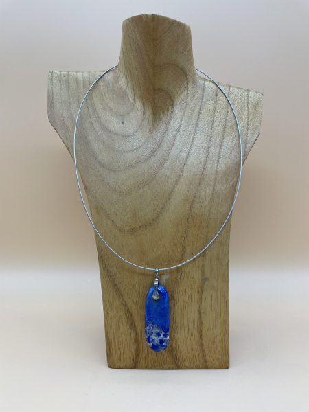 Lapislazuli / Ultramarin Anhänger „blue Seaground“